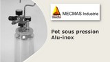 Réservoir pressurisé alu/inox de v1 a v40